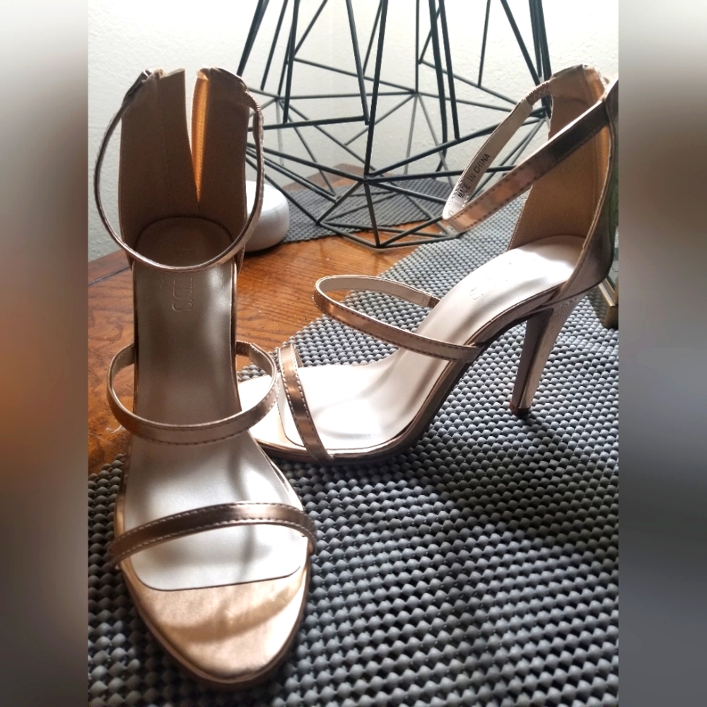 Rose gold heels
